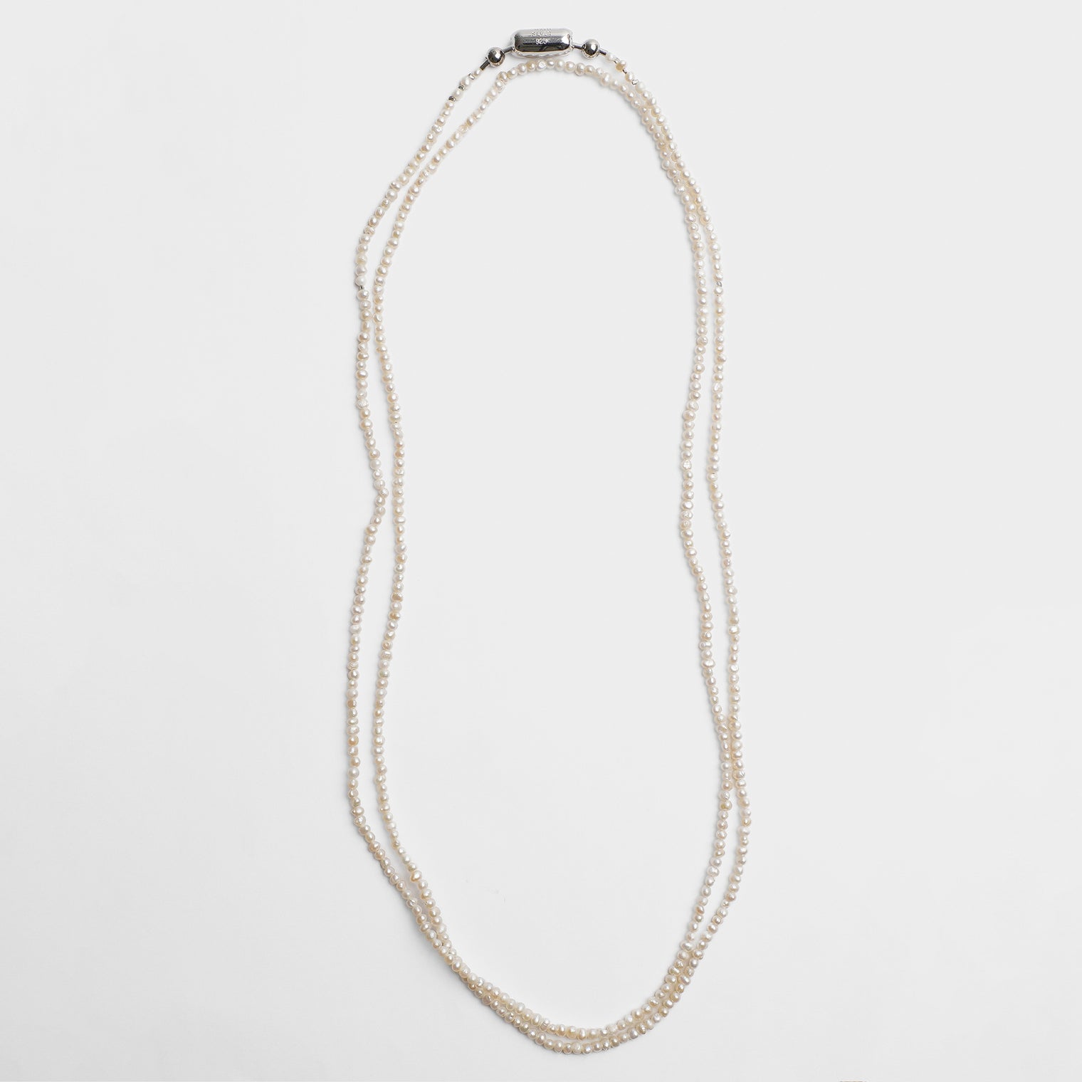 LIMITED COLLECTION 【Freshwater pearl ball chain necklace（seed)】