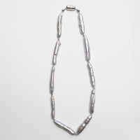 LIMITED COLLECTION 【Freshwater pearl ball chain necklace（stick)】