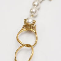 pearl necklace (6mm×8mm pearl / 38cm)