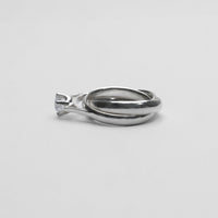 Triple ring solitaire