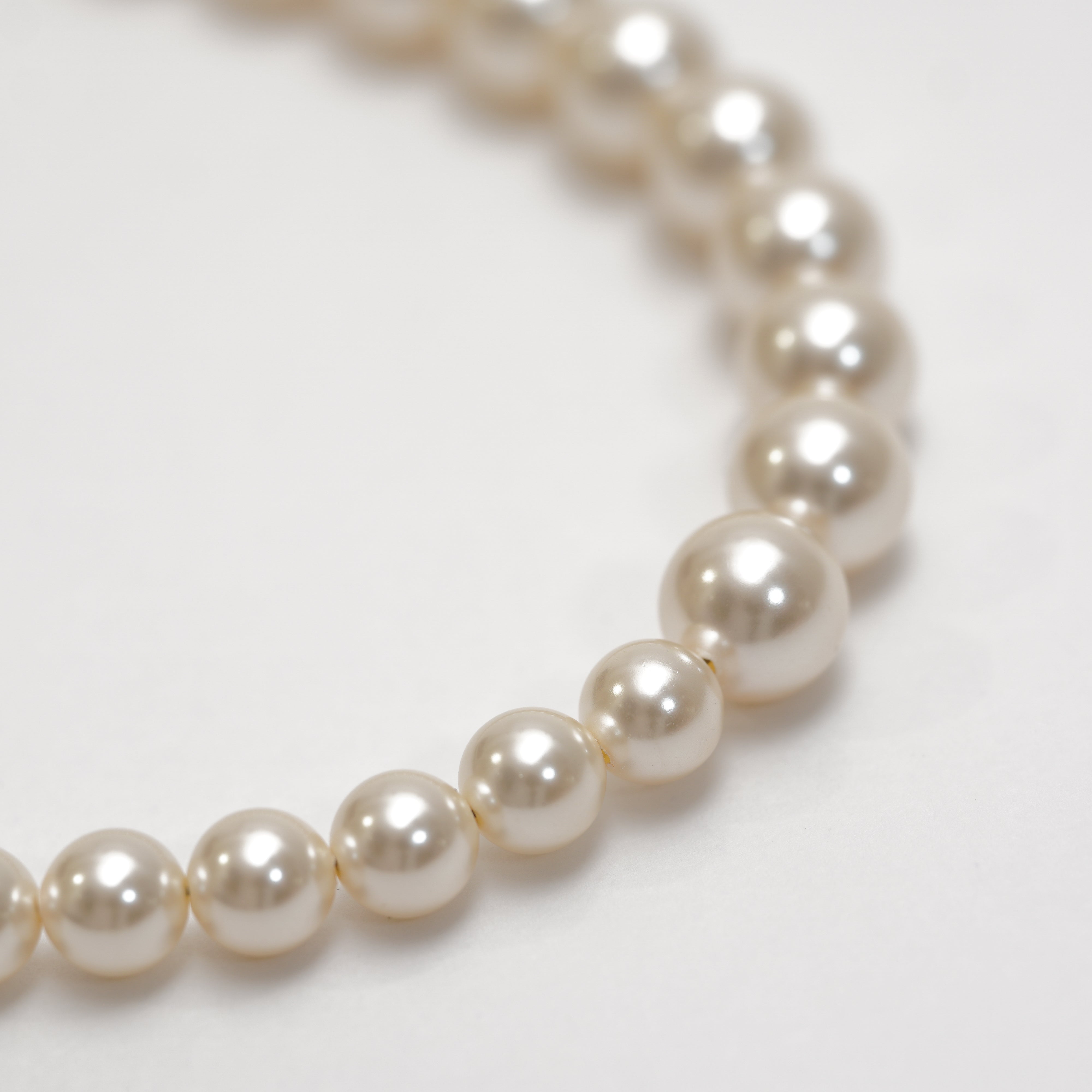 pearl necklace (6mm×8mm pearl / 38cm)