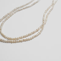 LIMITED COLLECTION 【Freshwater pearl ball chain necklace（seed)】
