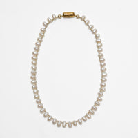 LIMITED COLLECTION【Baroque pearl ball chain necklace (Cleopatra /gold )】