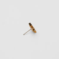 little star pierce (gold / cubic zirconia)