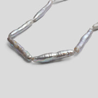 LIMITED COLLECTION 【Freshwater pearl ball chain necklace（stick)】