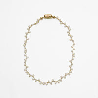 LIMITED COLLECTION【Baroque pearl ball chain necklace (Tiny Cleopatra / gold)】