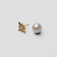 little star pierce (gold / cubic zirconia)