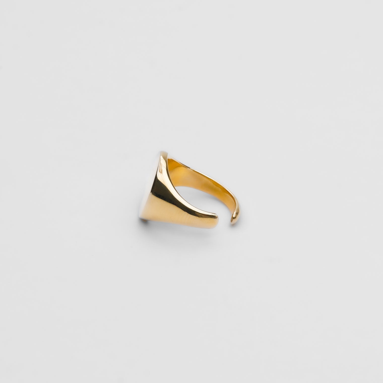Signet ear cuff (silver) / (gold)
