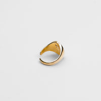 Signet ear cuff (silver) / (gold)