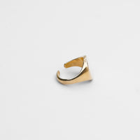 Signet ear cuff (silver) / (gold)