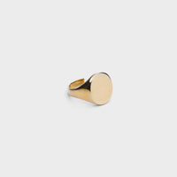 Signet ear cuff (silver) / (gold)