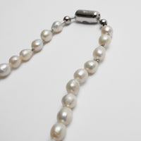 LIMITED COLLECTION 【Freshwater pearl ball chain necklace（potato/classic)】