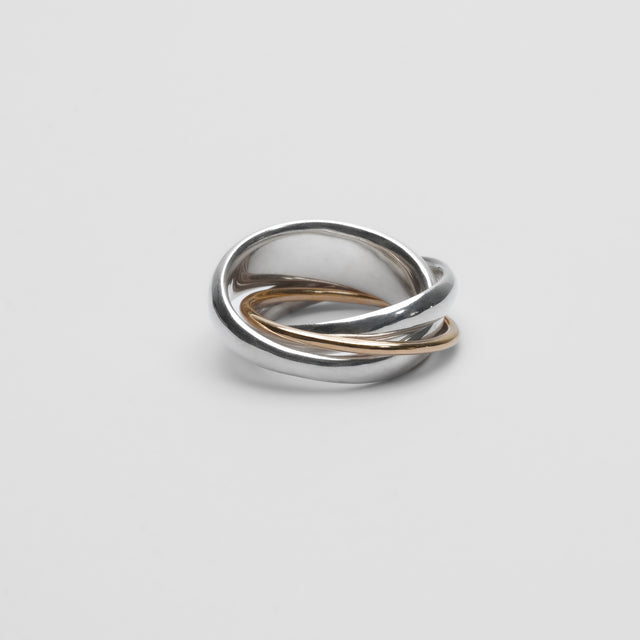 Triple ring  plump / k10