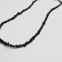 LIMITED COLLECTION 【Freshwater pearl ball chain necklace（keshi/black)】