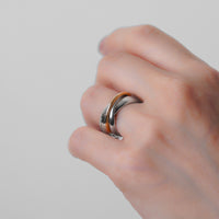 Triple ring  plump / k10