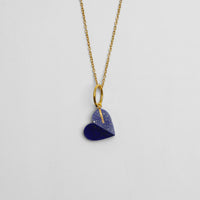 【 One of a kind 】Heart charm (Lapis lazuli)