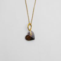 【 One of a kind 】Heart charm (Iron tiger eye)