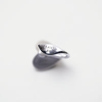 Small heart earring ( Silver )
