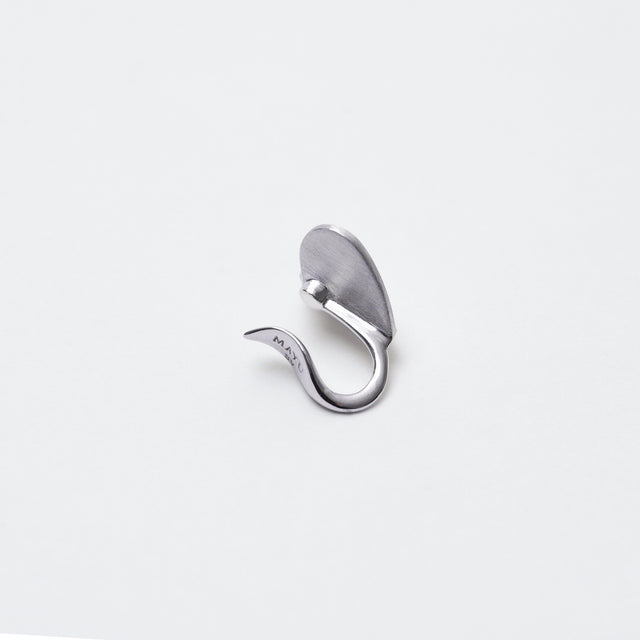 Small heart earring ( Silver )