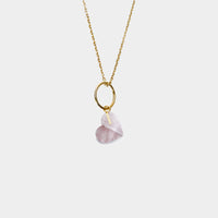 【 Limited Collection 】mini Heart charm ( Strawberry quartz )