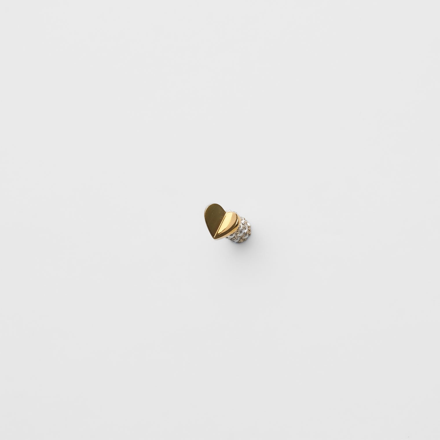 Tiny heart pierce (gold)