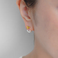 Tiny heart pierce (gold)