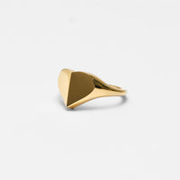 Heart signet ring ( gold )