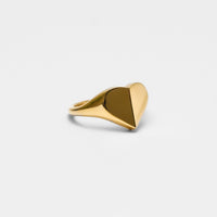 Heart signet ring ( gold )