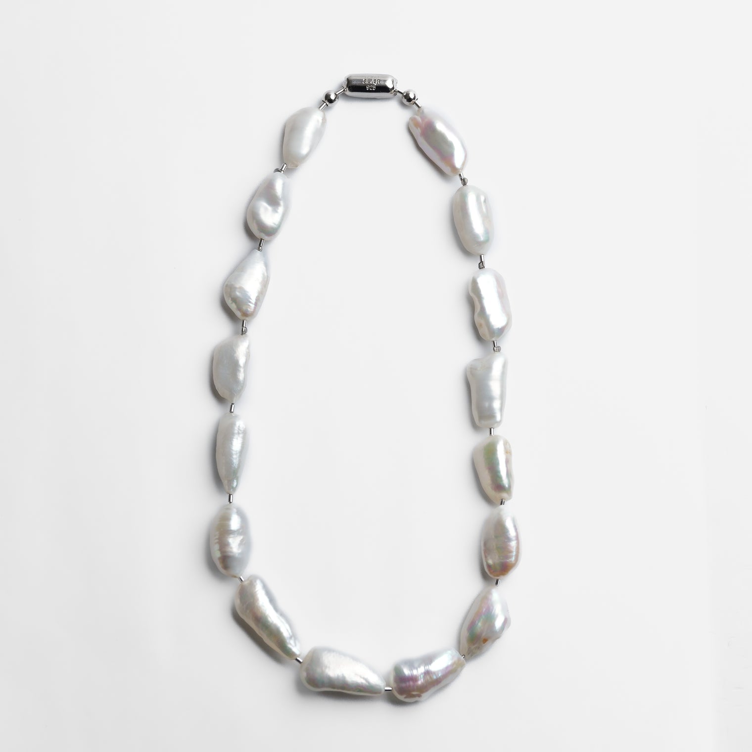 LIMITED COLLECTION Freshwater pearl ball chain necklace（deluxe)