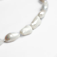 LIMITED COLLECTION Freshwater pearl ball chain necklace（deluxe)