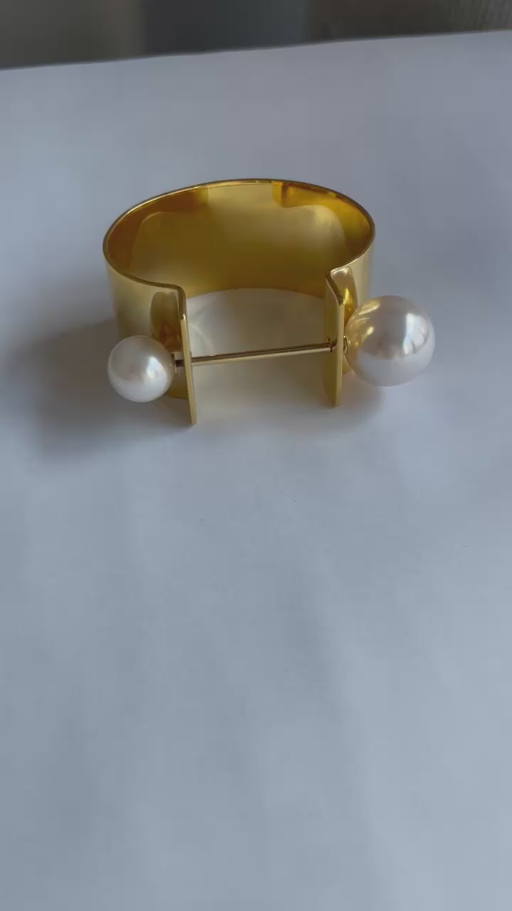 tiepin bangle (30mm / gold)