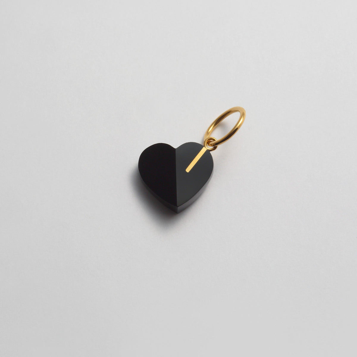 Heart charm (Onyx) – MAYU online store