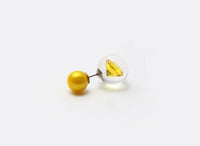 inclusion pierce (cubic zirconia / yellow)