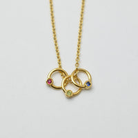 Birthstone ring charm 7-9