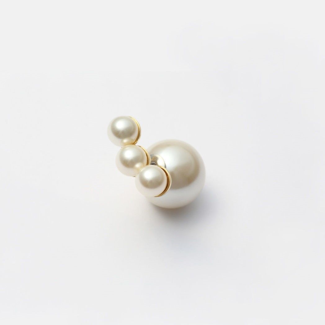 three pearls pierce (large) – MAYU online store