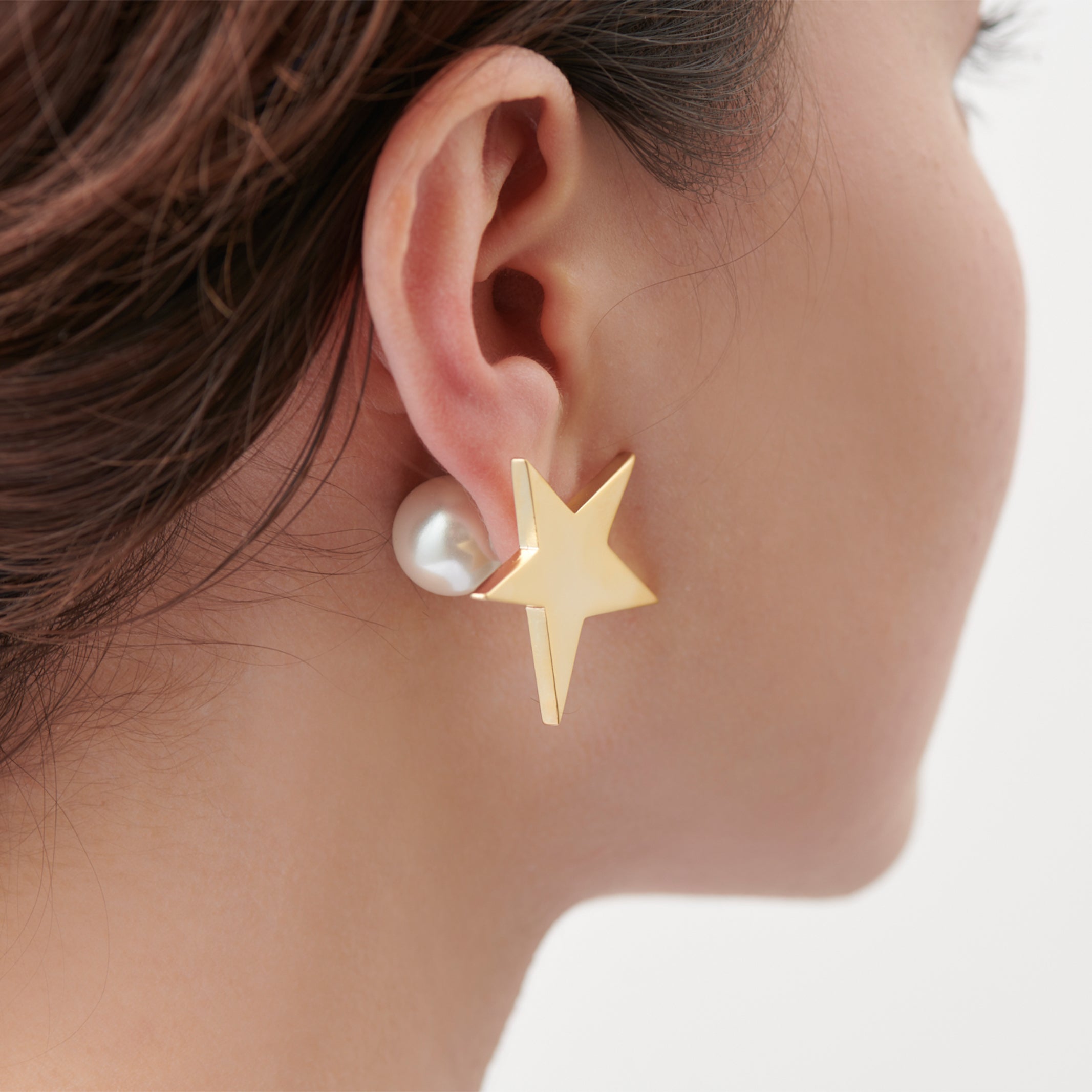 star pierce (large / gold)