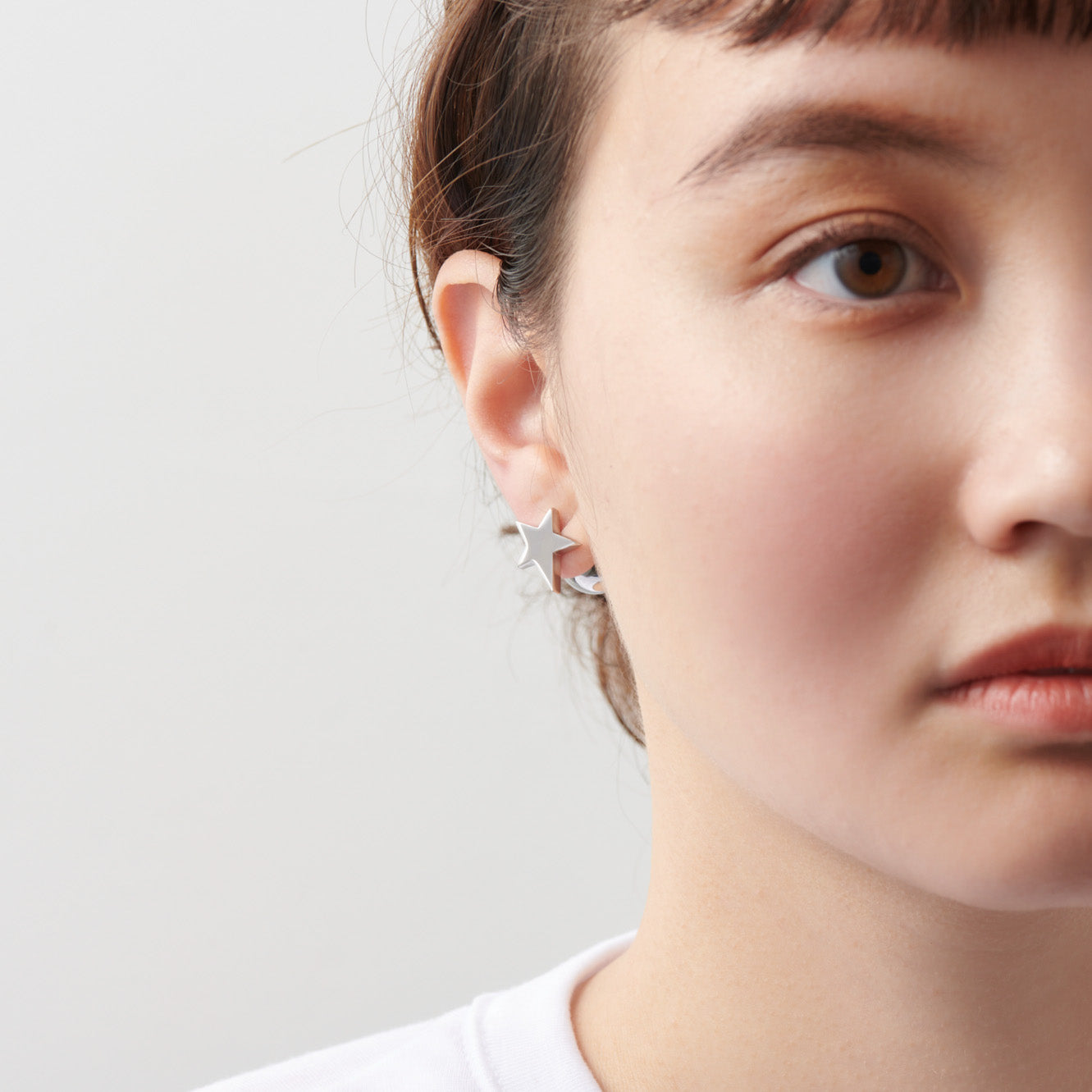 star pierce (small / silver)