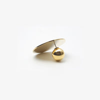 moon pierce (40mm / mat gold)