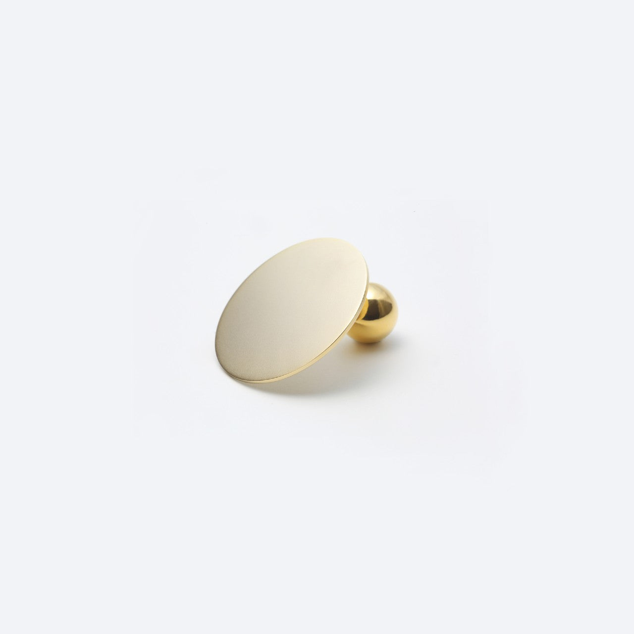 moon pierce (40mm / mat gold)