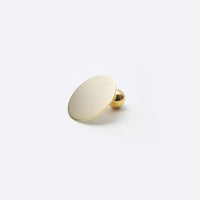 moon pierce (40mm / mat gold)