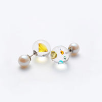 inclusion pierce (5 pieces cubic zirconias / multi color)