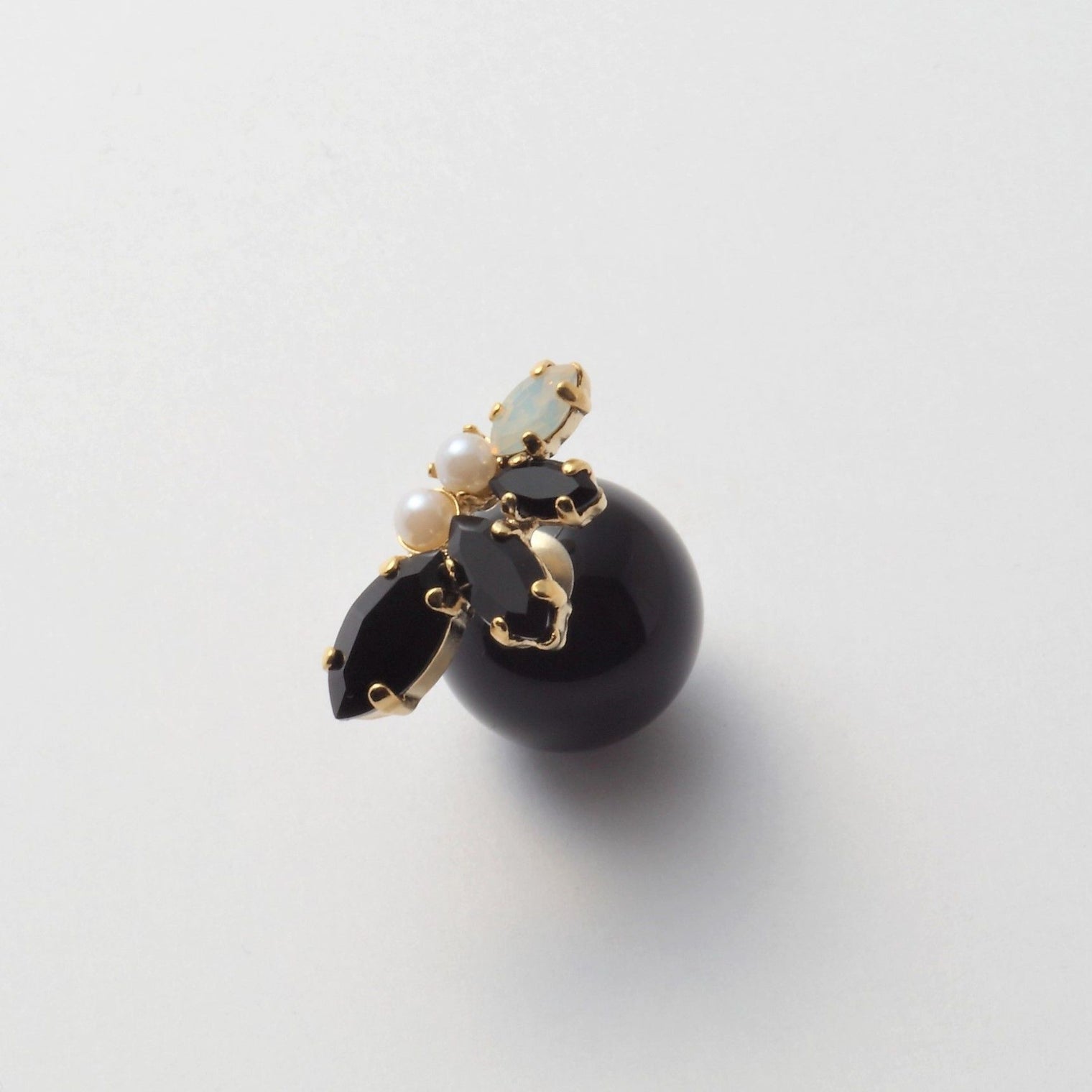 bijoux crystals pearl pierce