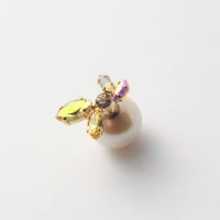 bijoux crystals pearl pierce