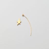 2way star pierce (Gold / Cubic Zirconia)