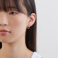 Gold line pierce(13㎜ line/Vertical type/crystal glass/Gold catch)