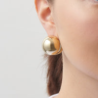25mm sphere pierce (gold)