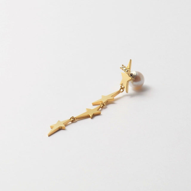 2way star pierce  (4star/cubiczirconia/9㎜ pearl catch)
