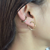 medium circle pierce (gold)