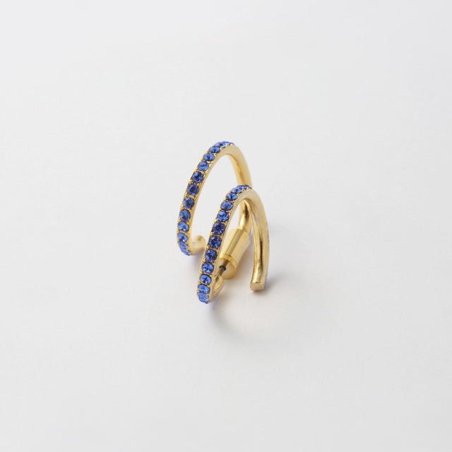 Sapphire line pierce(19㎜ line×19㎜ line/crystal glass)