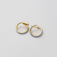 Sapphire line pierce(19㎜ line×19㎜ line/crystal glass)